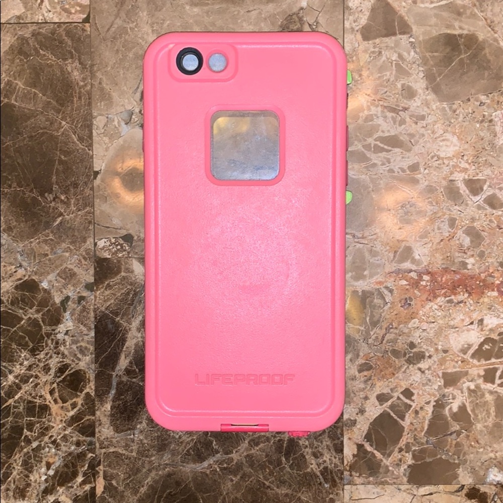Pink IPhone 6s lifeproof Case